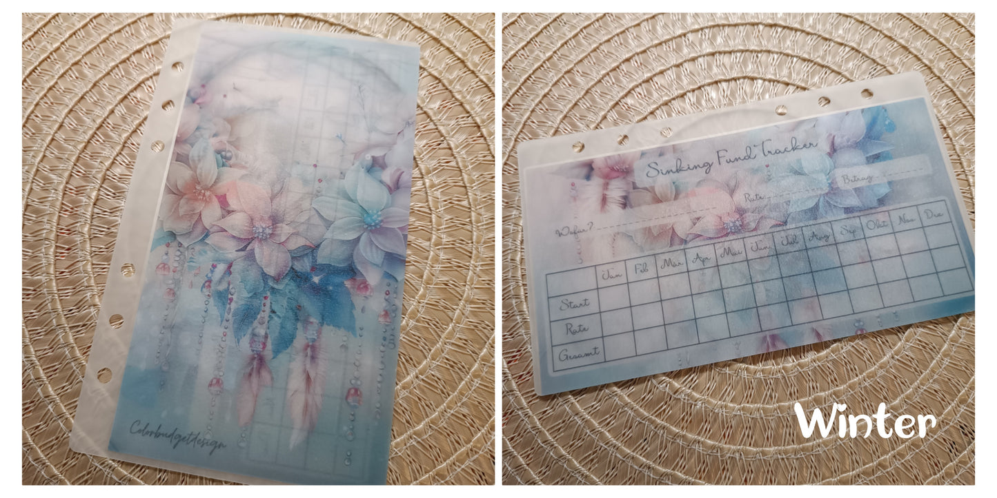 Jahreszeiten Umschläge Sinking Funds