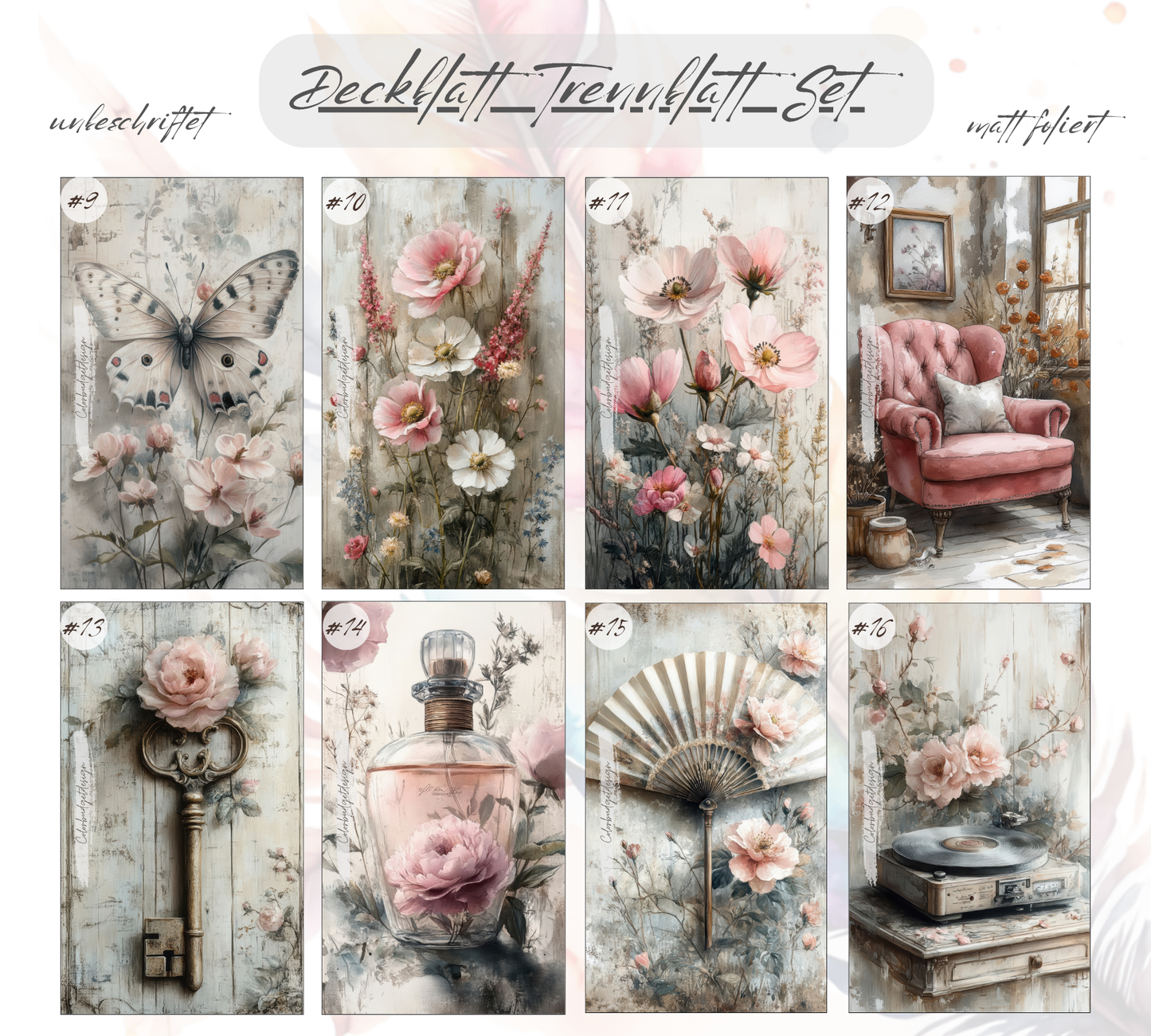 Deckblatt/Trennblatt A5 für Katja