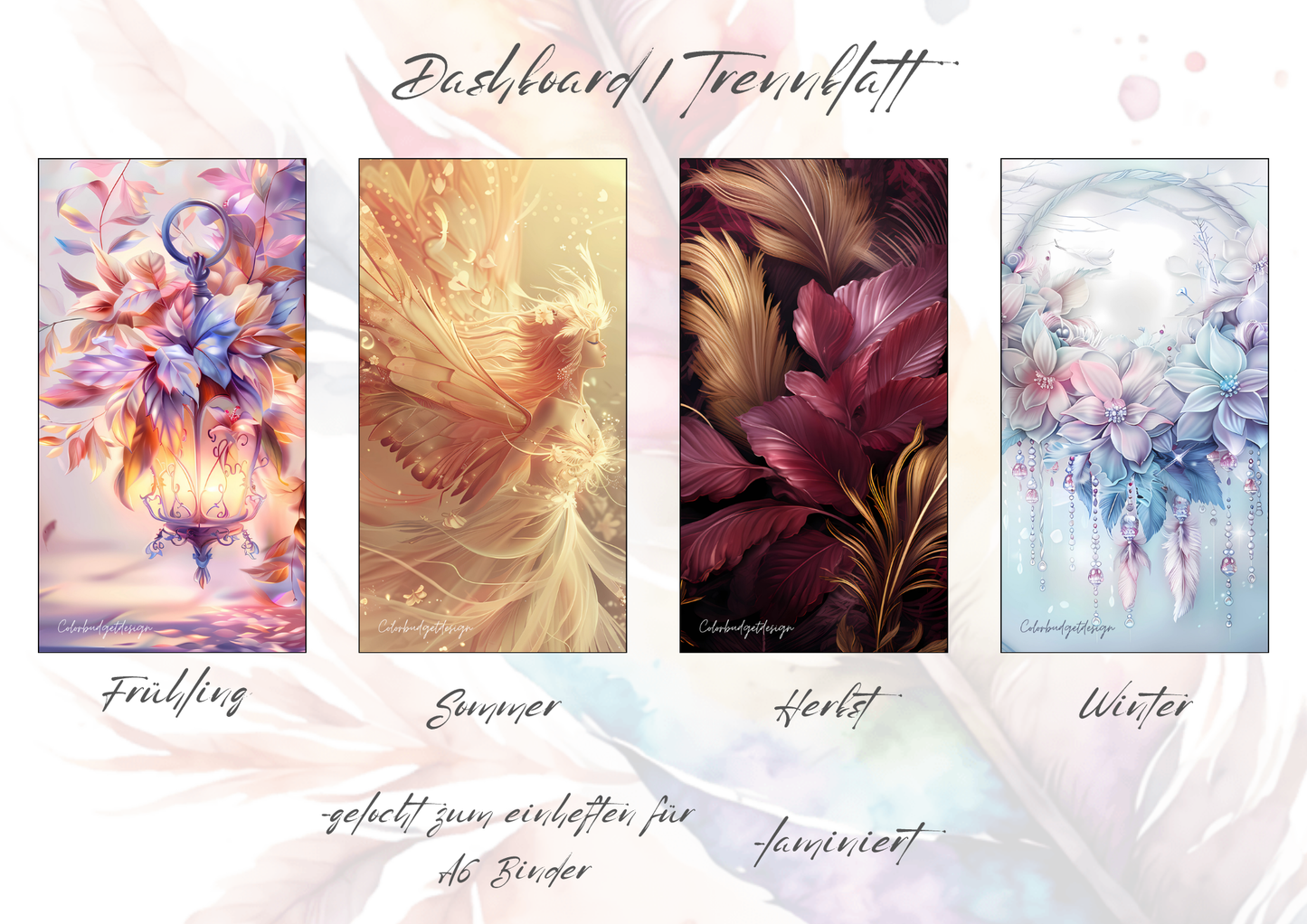 Dashboard/Trennblatt Jahreszeiten