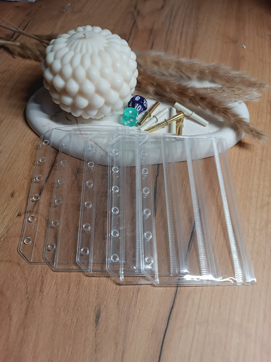 Hüllen mit Druckverschluss A7 (5er Set)