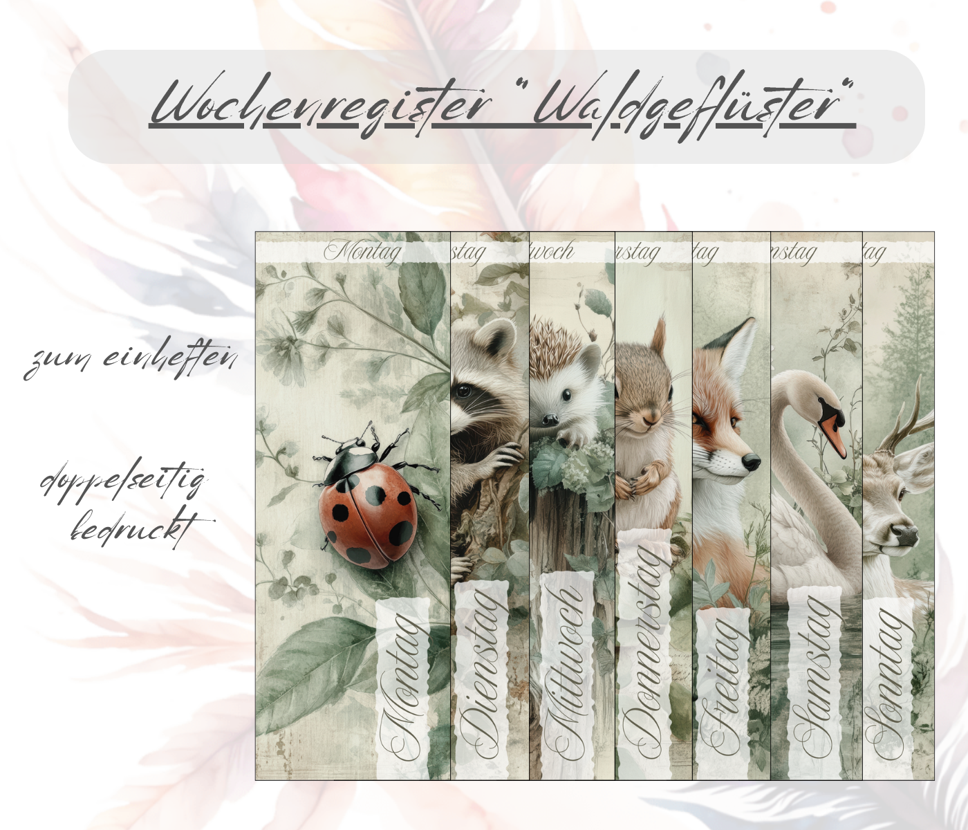 Wochenregister "Waldgeflüster"