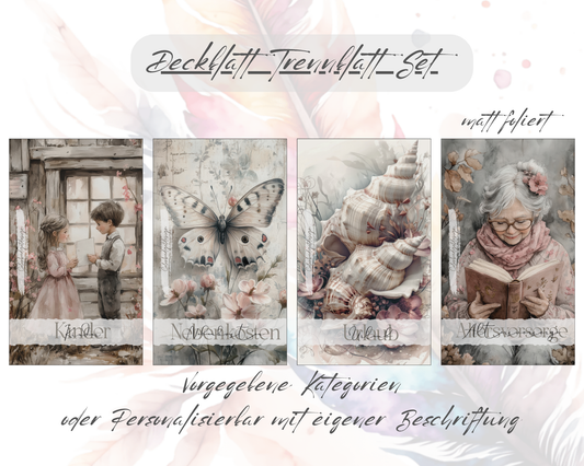 Deckblatt/Trennblatt als Set wählbar