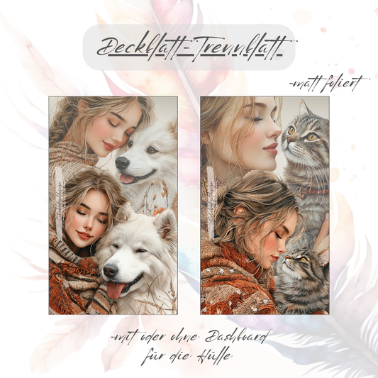 Deckblatt/Trennblatt als Set "Hund & Katze"