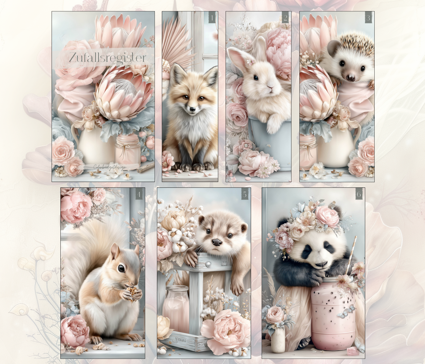 Zufallsregister "Flower Animals"