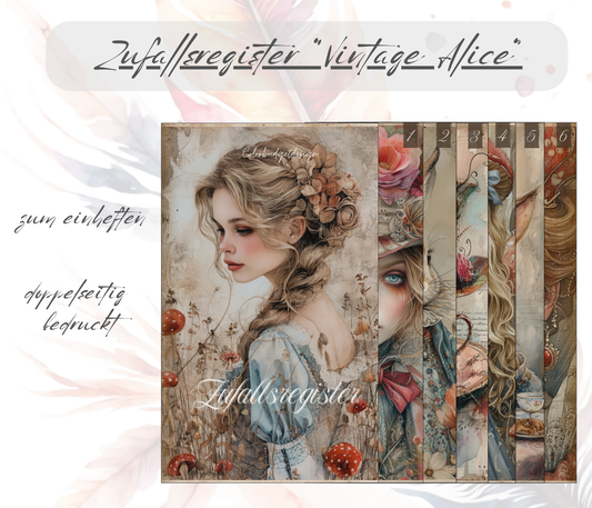 Zufallsregister "Vintage Alice"