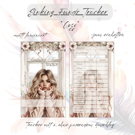 Sinking Funds Tracker + Umschlag "Cozy"