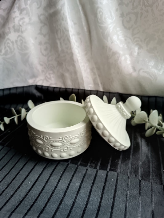 Schmuckdose mit Deckel "Barock" Mint